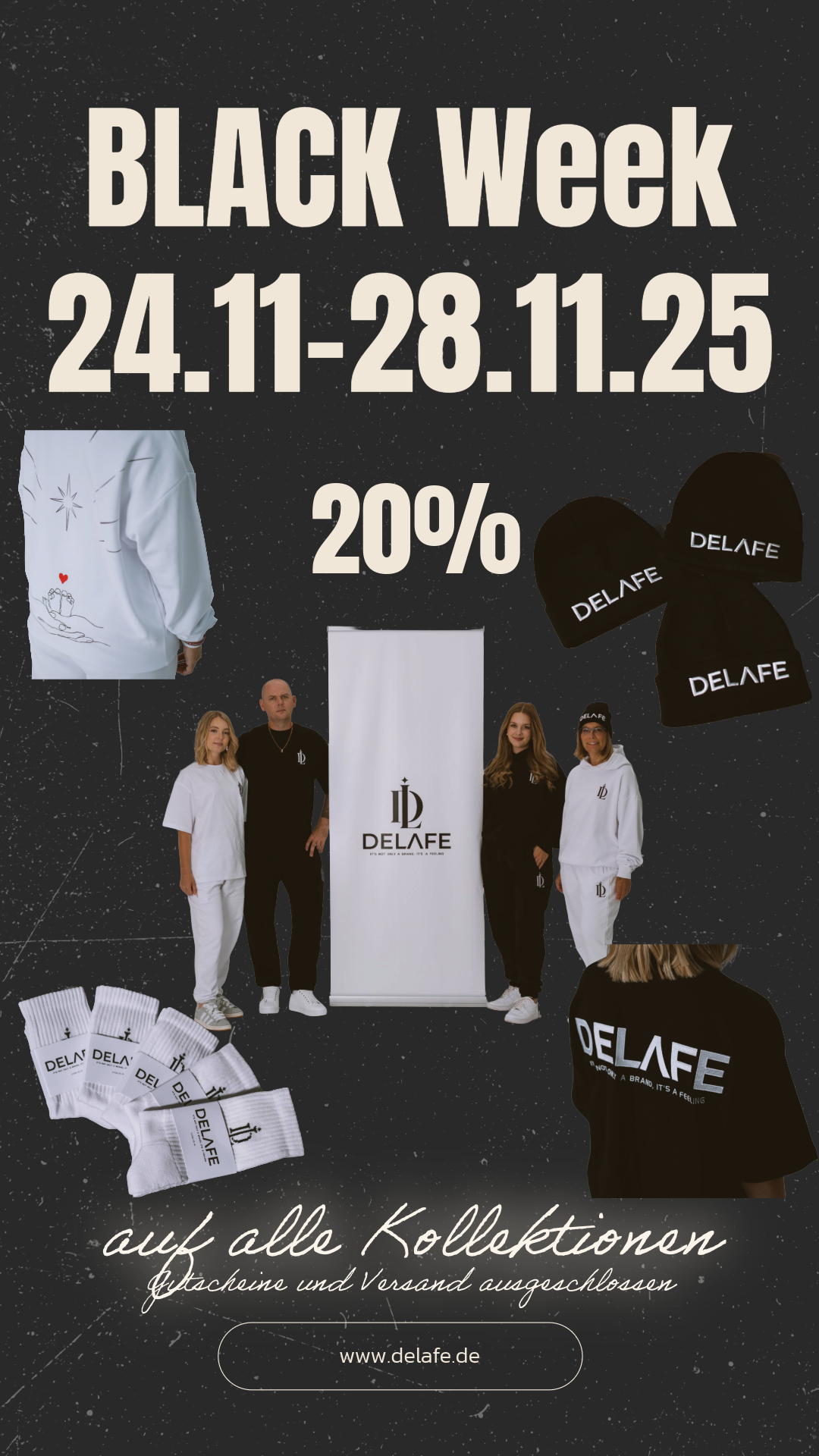 Black Week bei DELAFE – mehr als nur Rabatte. Ein Gefühl, eine Botschaft.